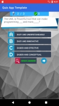 MCQs Quiz Android App Template Screenshot 2