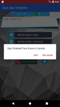 MCQs Quiz Android App Template Screenshot 4