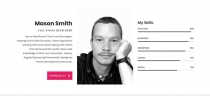 Mason Portfolio HTML Theme Screenshot 2