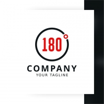 180 Degrees Logo Template Screenshot 1