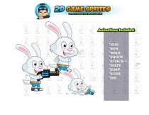 Rabbit 2D Game Character Sprites Screenshot 1