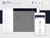 InfiniO - Bootstrap 4 Admin Dashboard Template  Screenshot 5