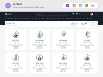 InfiniO - Bootstrap 4 Admin Dashboard Template  Screenshot 7