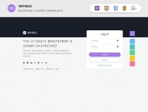 InfiniO - Bootstrap 4 Admin Dashboard Template  Screenshot 10