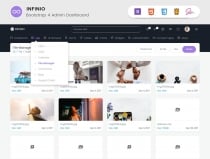 InfiniO - Bootstrap 4 Admin Dashboard Template  Screenshot 11