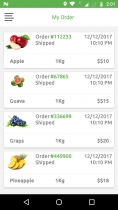 Grocery App UI Template Screenshot 1