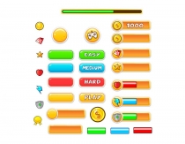 Cartoon Game Ui Set 01 Screenshot 3