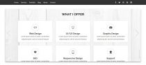 Inception - Personal Portfolio Template Screenshot 2