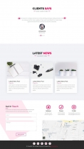 Perfection - Personal Portfolio Template Screenshot 1