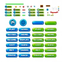 Cartoon Game Ui Set 10 Screenshot 2