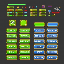 Cartoon Game Ui Set 11 Screenshot 2