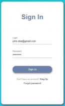 Angular - Login Forms Module - Simple Design Screenshot 2