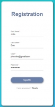 Angular - Login Forms Module - Simple Design Screenshot 5