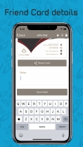 Card Sharing App in Ionic using NFC and Firebase Screenshot 8