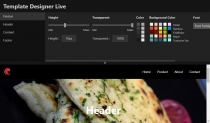 Template Designer Live JavaScript Screenshot 1