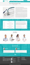 Dil Hospital Website Templates Screenshot 1