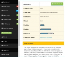 Lawsuit - Case Management System Screenshot 4