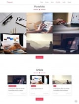 Pinegram - HTML Personal Portofolio Template Screenshot 5