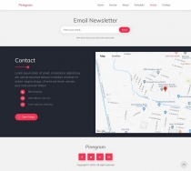 Pinegram - HTML Personal Portofolio Template Screenshot 6