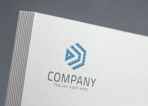 Hexagon Logo Template Screenshot 1