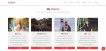 Avila - One Page Portfolio Bootstrap Template Screenshot 7