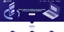 MasterHosting - Web Hosting HTML Template Screenshot 2