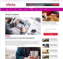 THIS Magazine Professional News Magazine Template Screenshot 1