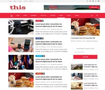 THIS Magazine Professional News Magazine Template Screenshot 2