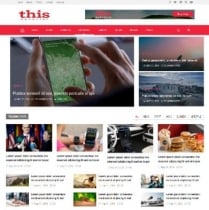 THIS Magazine Professional News Magazine Template Screenshot 6