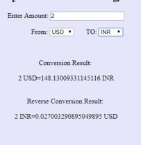 Real Time Currency Converter PHP Script Screenshot 2