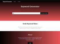 Keyword Generator With Admin PHP Script Screenshot 2