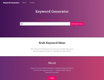 Keyword Generator With Admin PHP Script Screenshot 3