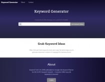 Keyword Generator With Admin PHP Script Screenshot 4