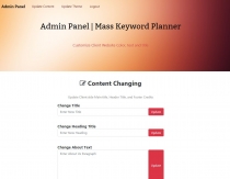 Keyword Generator With Admin PHP Script Screenshot 8