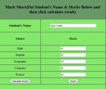 Result And Payslip Calculation PHP Script Screenshot 2