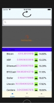 Crypto Currency iOS App Source Code Screenshot 2