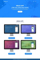 Ninja App - App Landing Page HTML Screenshot 1