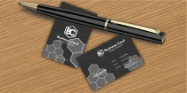 Polygon Business Card Template Screenshot 3