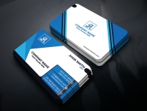 Blue Corporate Business Card Screenshot 4