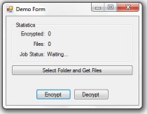 .NET File Encryptor Screenshot 1