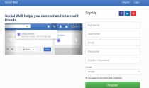 Wallscript - Social Networking Script Laravel Screenshot 1