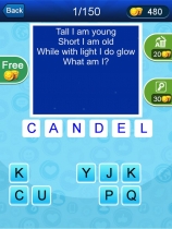 Riddles Who Am I - iOS Game Source Code Screenshot 2