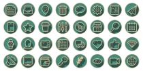 70 3D Retro Web Communication Icons Screenshot 1