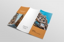 Trifold Agency Travel Brochure Template Screenshot 4