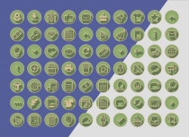 1890 3D Vintage Retro Web Communication Icons Pack Screenshot 6