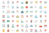 125 Real Estate Color Vector Icons Set  Screenshot 2