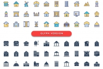 150 Buildings Vector Icons Pack Screenshot 4