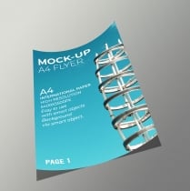 5 Mock-Up Flyer PSD Templates A4  Screenshot 3