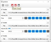 pyAlarm Screenshot 6