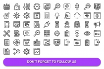 50 Web and SEO Vector Icons pack Screenshot 5